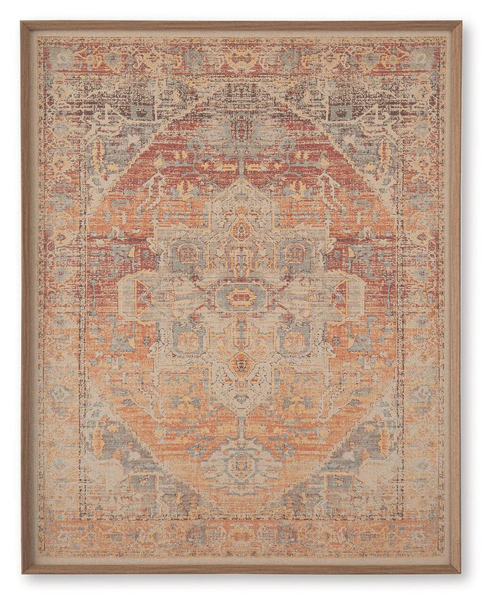 Kerrickson - Wall Art - Red / Orange / Blue image 1
