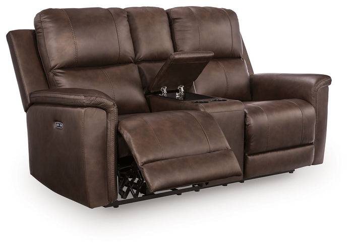 Bleckley - Power Reclining Loveseat With Console / Adjustable Headrest image 3