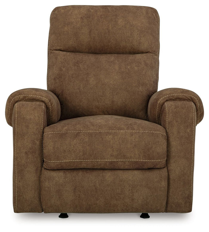 Edenwold - Rocker Recliner - Faux Leather - Brindle image 2