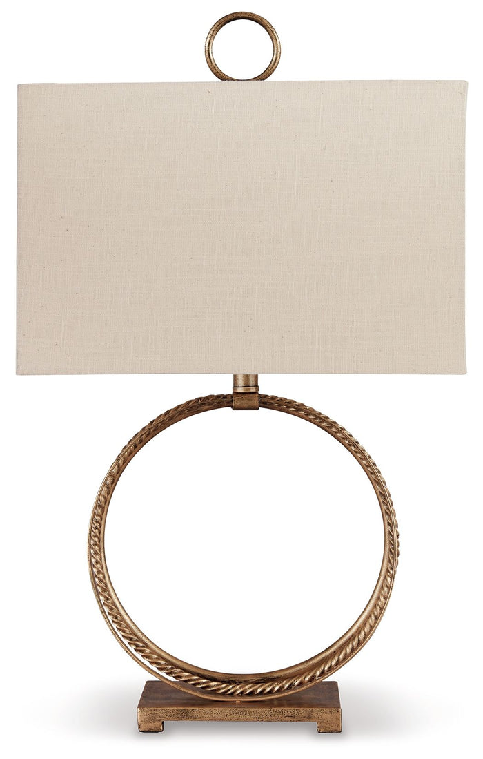 Mahala - Metal Table Lamp  - Antique Gold Finish image 1