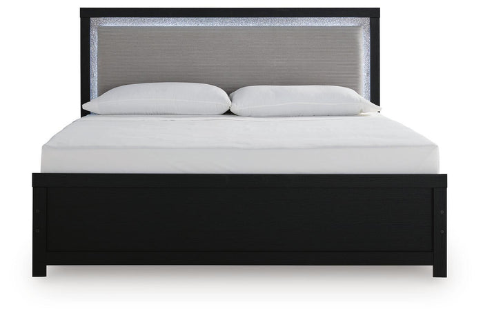 Maeling - Upholstered Panel Bed image 6