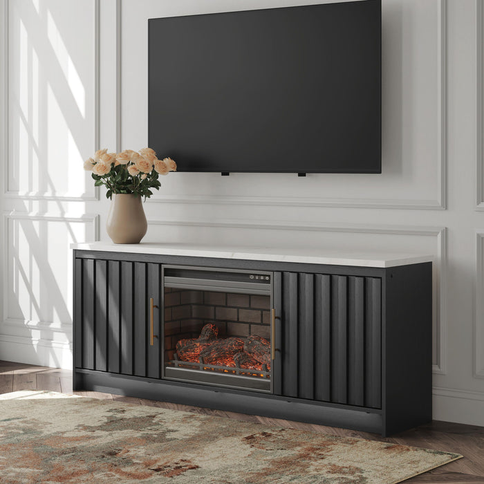 Cadmori - TV Stand With Fireplace Option image 5