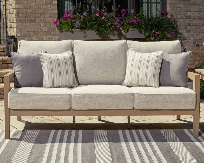 Hallow Creek - Sofa With Cushion - Driftwood image 2