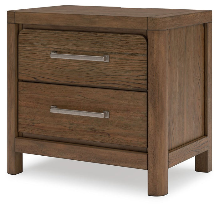 Cabalynn - Two Drawer Night Stand - Light Brown image 2