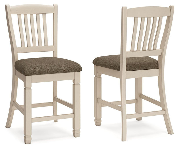 Bolanburg - Upholstered Barstool (Set of 2) - Beige image 1