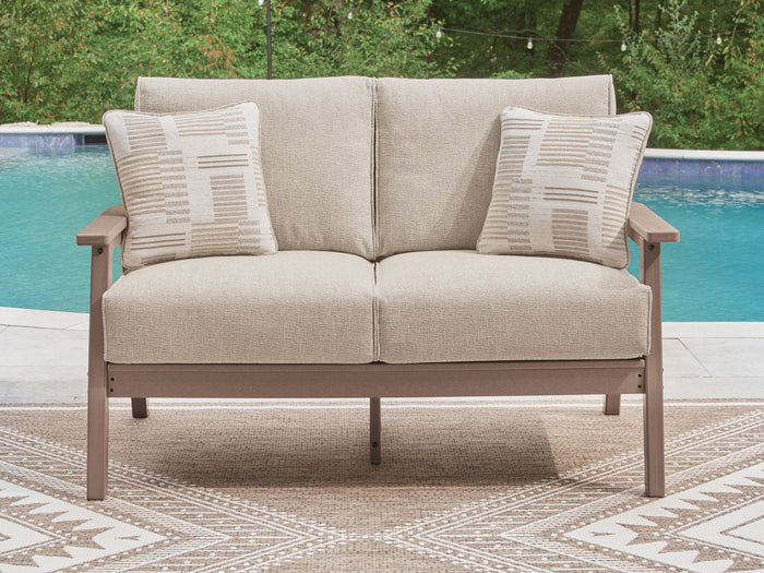 Grover Beach - Loveseat With Cushion - Driftwood image 2