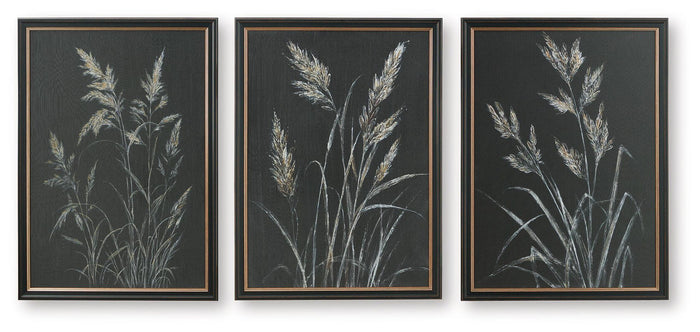 Janisburg - Wall Art Set (Set of 3) - Black / White / Brown image 1