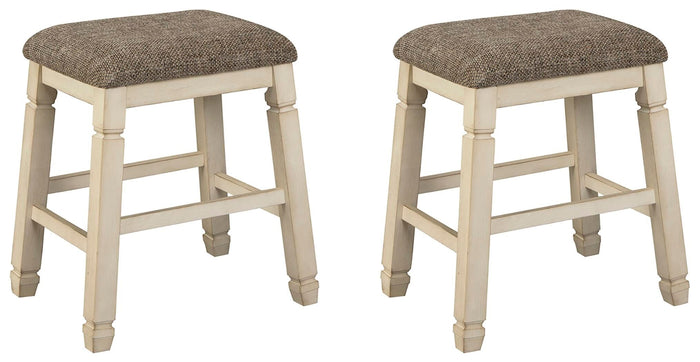Bolanburg - Upholstered Stool (Set of 2) - Beige image 1