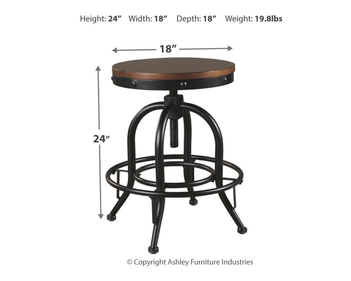 Valebeck - Swivel Barstool (Set of 2) image 2