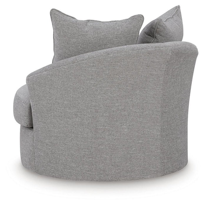 UrbanCrest - Swivel Accent Chair - Pewter image 2