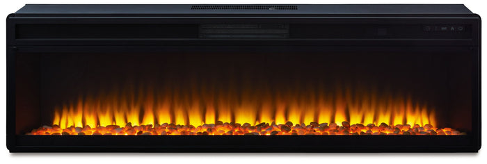 Entertainment Accessories - Wide Fireplace Insert - Black image 2