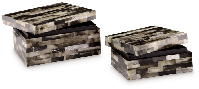 Ellford - Box Set (Set of 2) - Black / Brown / Cream image 2