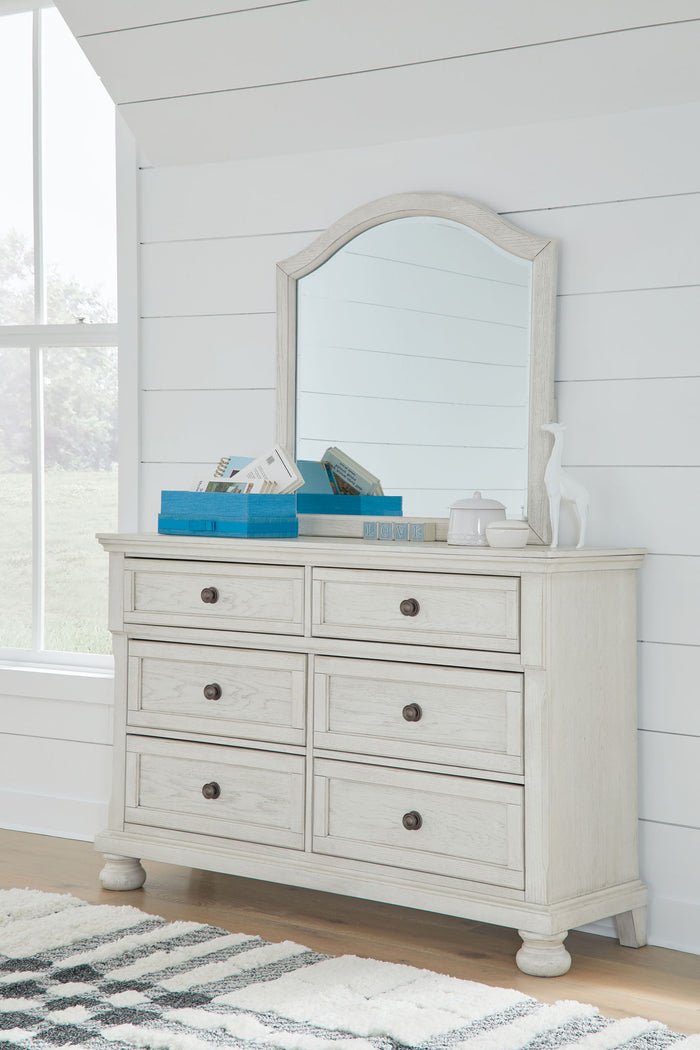 Robbinsdale - Dresser, Mirror - Youth - Antique White image 2