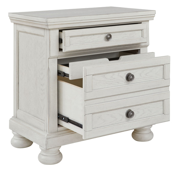 Robbinsdale - Two Drawer Night Stand - Antique White image 2
