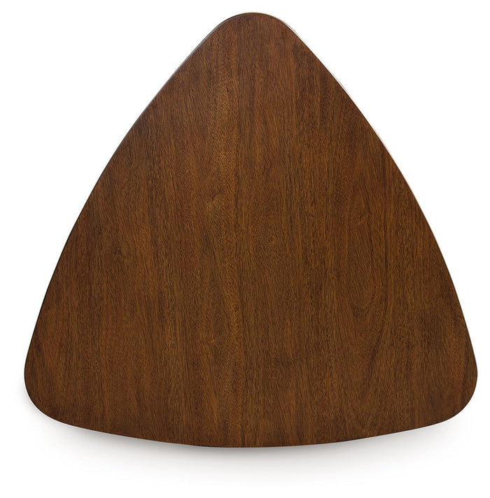Tameride - Triangle Dining Room Table - Brown image 2