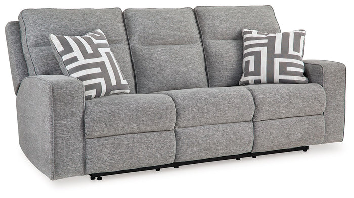 Biscoe - Power Reclining Sofa With Adj Headrest - Pewter image 2
