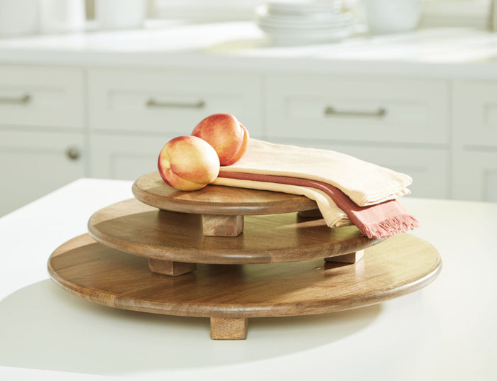 Kaidler - Tray Set (Set of 3) - Brown image 2