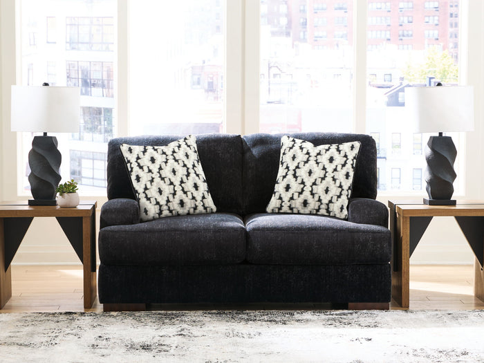 Whitmore Manor - Loveseat - Black Pearl image 2