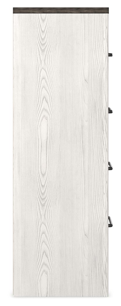 Gerridan - Four Drawer Chest - White / Gray image 2