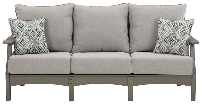 Visola - Sofa with Cushion - Gray image 2