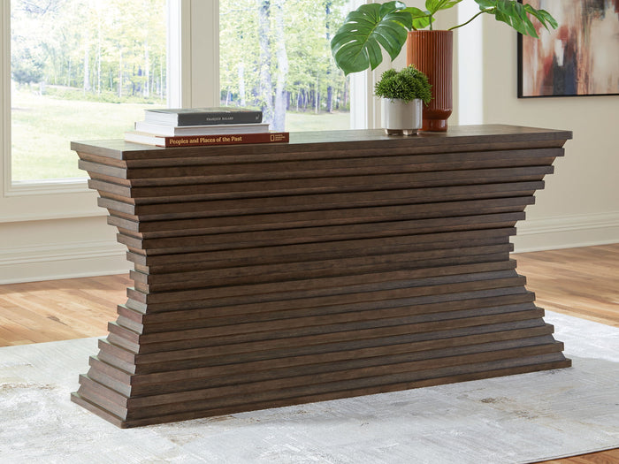 Hannodream - Sofa Table - Warm Brown image 2