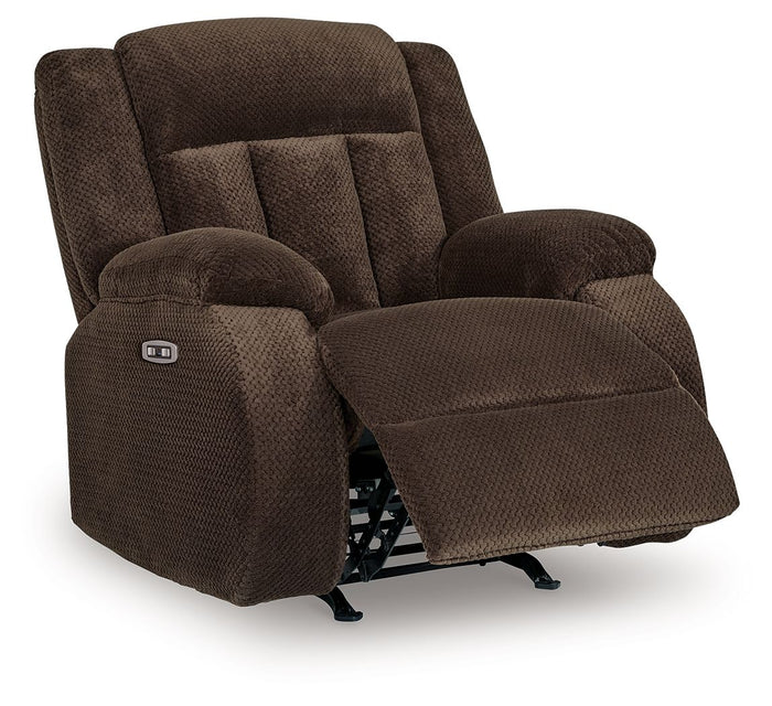 Free Wake - Power Rocker Recliner - Chocolate image 3