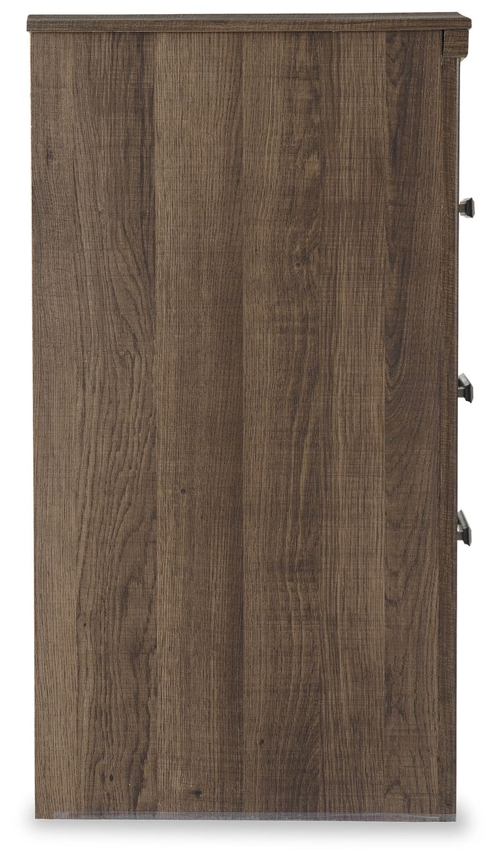Juararo - Two Drawer Night Stand - Dark Brown image 2