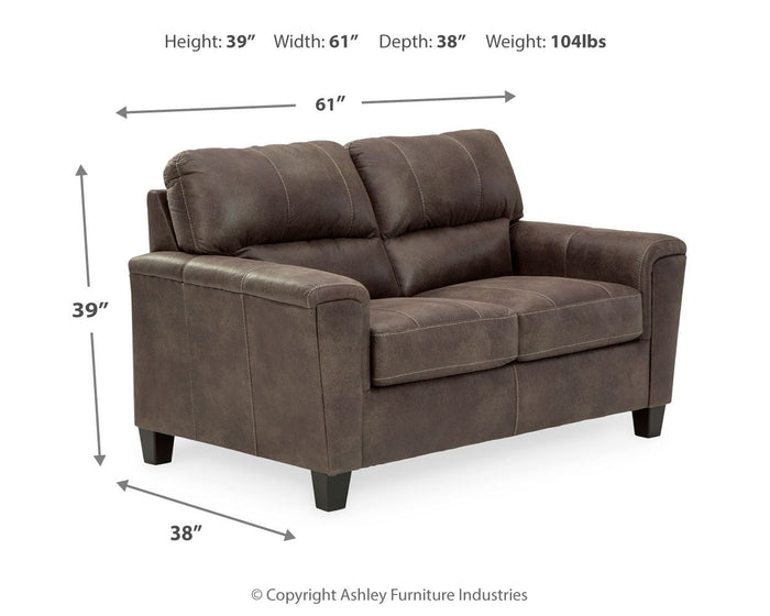 Navi - Stationary Loveseat image 2