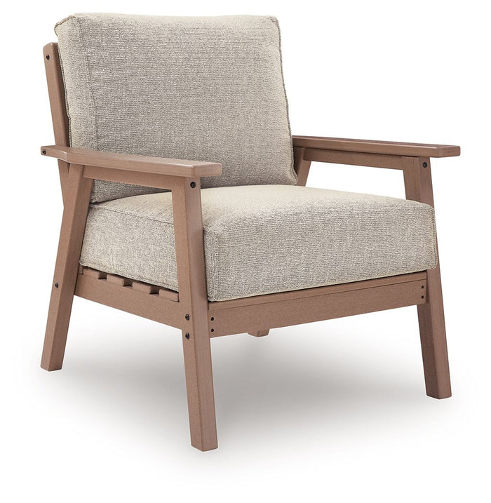 Grover Beach - Lounge Chair With Cushion (Set of 2) - Driftwood image 2