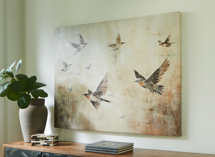 Collmund - Wall Art - Gray / Brown image 2