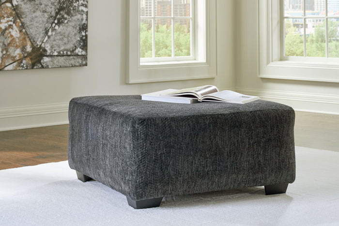 Biddeford - Oversized Accent Ottoman - Shadow image 3