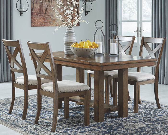 Moriville - Rectangular Dining Room Extension Table - Grayish Brown image 2