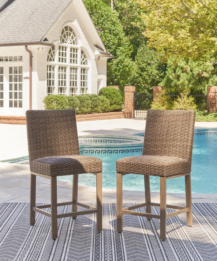 Walton Bridge - Barstool (Set of 2) - Driftwood image 2