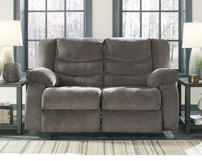 Tulen - Reclining Loveseat - Gray image 2