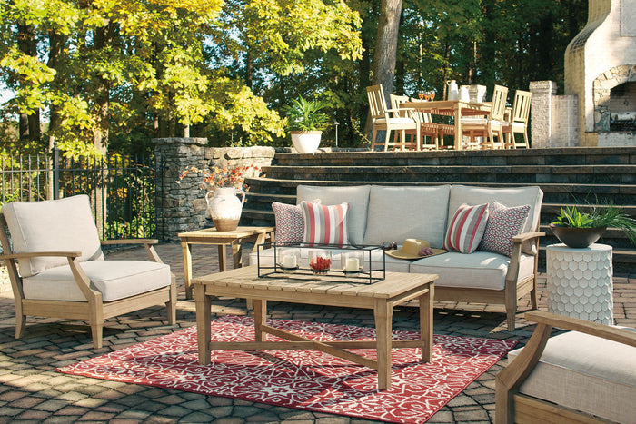 Clare View - Sofa with Cushion - Beige image 3