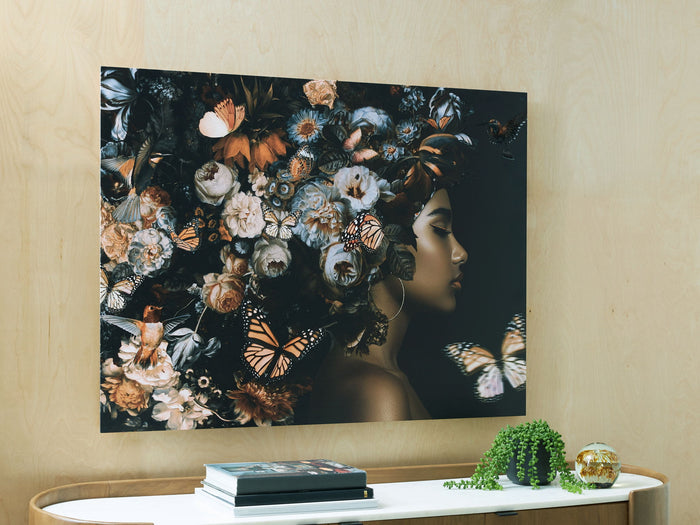 Valfer - Wall Art - Orange / Black / White image 2