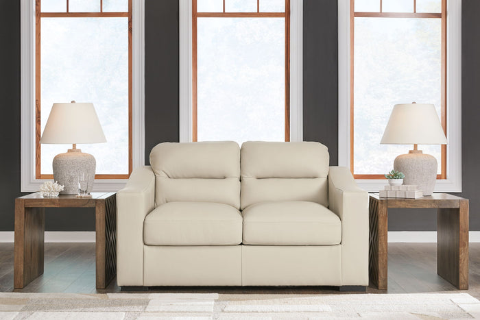 Treasure Trove - Loveseat - Leather Match - Almond image 2