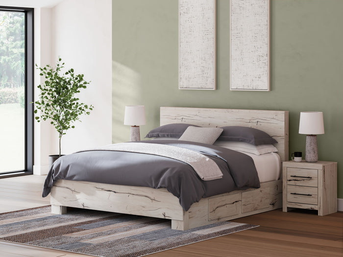 Lawroy - Panel Bed With Storage image 3