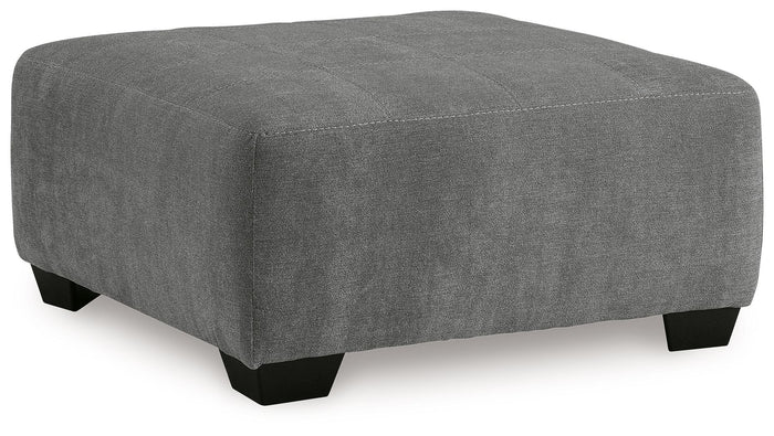 Birkdale Court - Oversized Accent Ottoman - Gray image 1