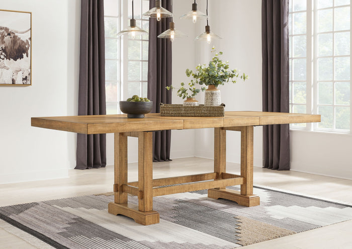 Havonplane - Rectangular Dining Room Counter Extension Table - Brown image 2