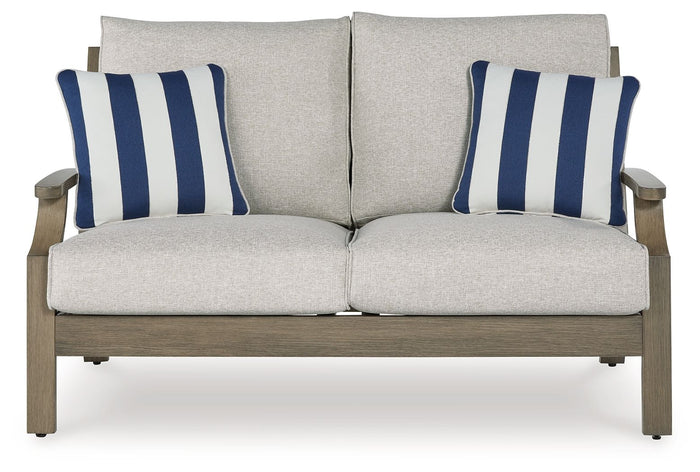 Rainier Ranch - Loveseat With Cushion - Brown / Beige image 2