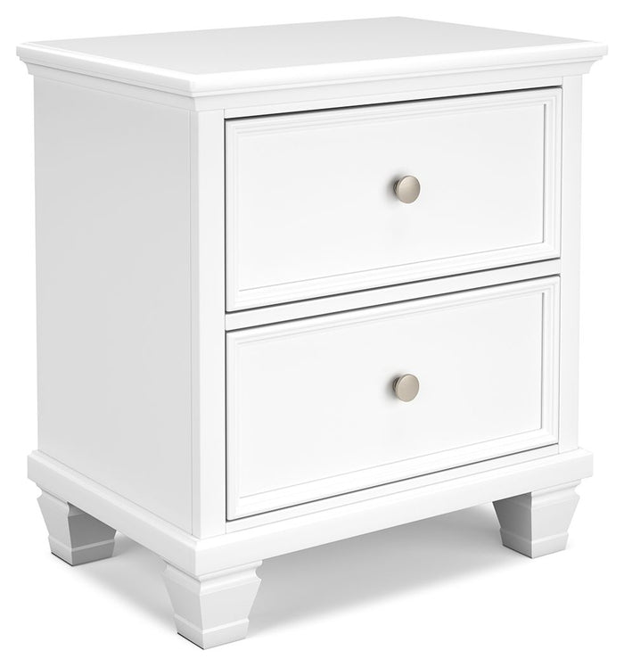 Fortman - Two Drawer Night Stand - White image 1