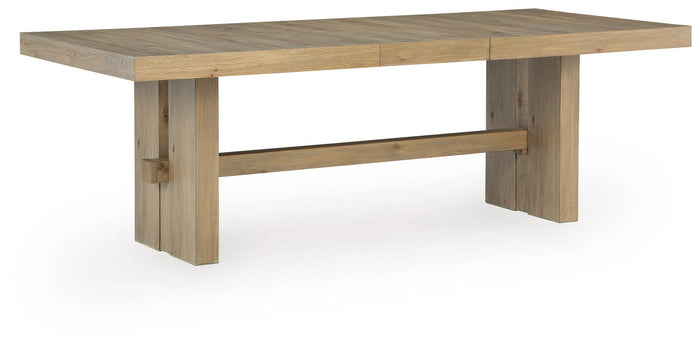 Lasinger - Rectangular Dining Room Extension Table - Light Brown image 1