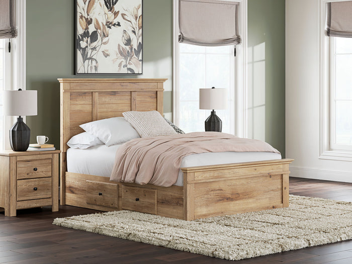 Makidern - Panel Storage Bed With Under Bed Storage Unit image 8