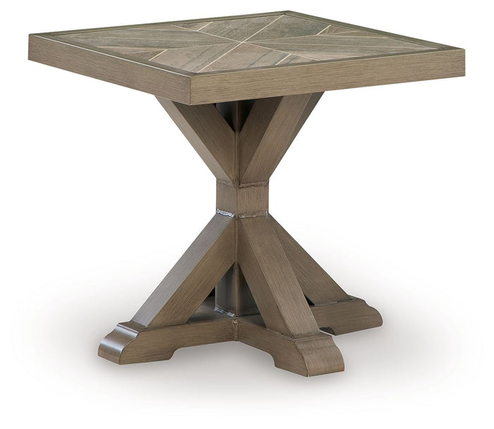 Laguna Heights - Square End Table - Beige image 1