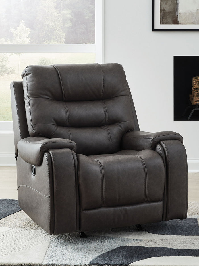 Femley - Rocker Recliner - Smoke image 3