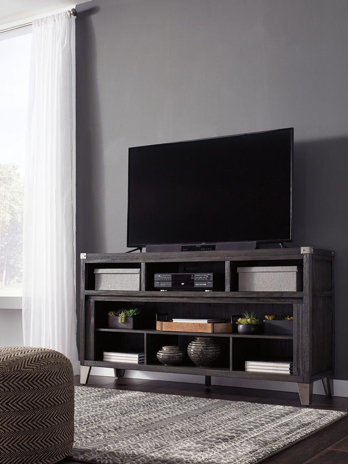 Todoe - LG TV Stand w/Fireplace Option - Gray image 3