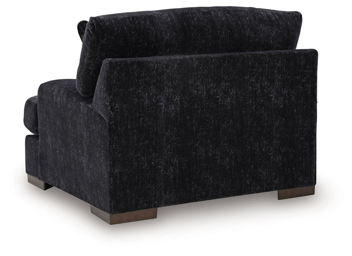 Whitmore Manor - Chair And A Half - Black Pearl image 3