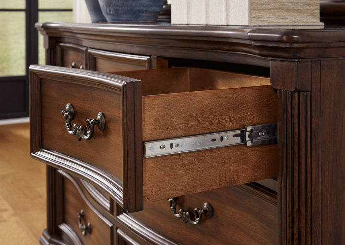 Lavinton - Dresser And Mirror - Brown image 2