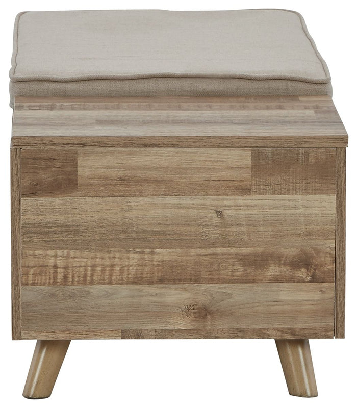 Gerdanet - Storage Bench - Beige image 2